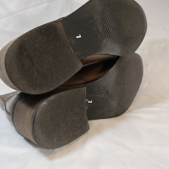 Diba True Brown leather booties size 7 - Picture 7 of 8